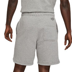 Jordan Mens Essentials Fleece Shorts Grey S, Grey, rebel_hi-res
