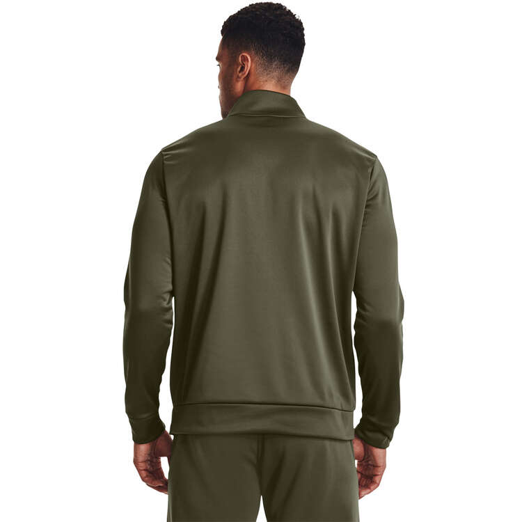 Under Armour Mens UA Armour Fleece 1/4 Zip Sweatshirt Green XS, Green, rebel_hi-res