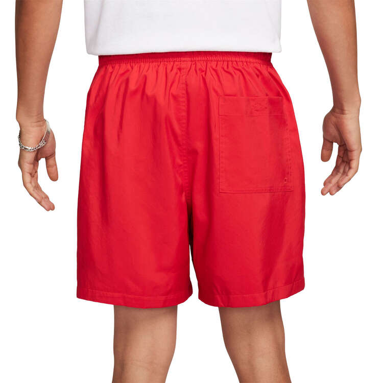 Nike Mens Club Woven Lined Flow Shorts Red XS, Red, rebel_hi-res