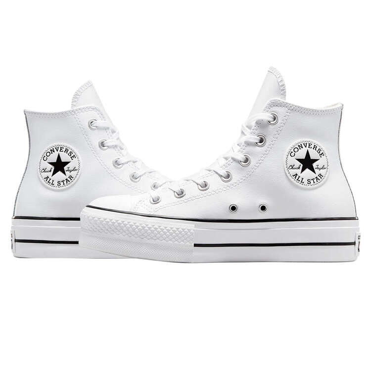 Converse Chuck Taylor All Star Lift High Casual Shoes, White/Black, rebel_hi-res