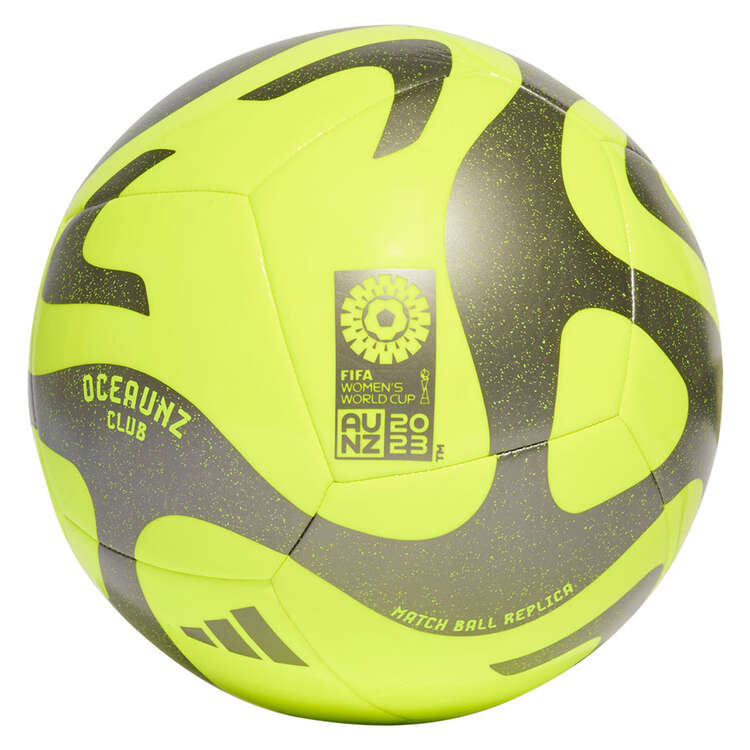 adidas Oceaunz World Cup Club Soccer Ball, Yellow, rebel_hi-res