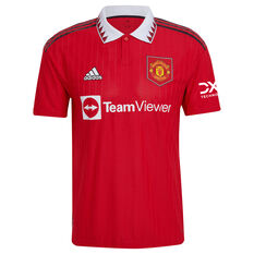 Manchester United 2022/23 Mens Replica Home Jersey Red S, Red, rebel_hi-res