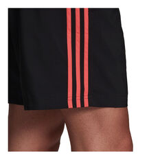 adidas Mens 3-Stripe Chelsea Shorts, Black, rebel_hi-res