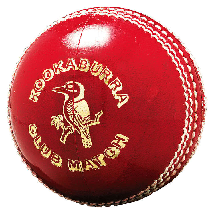 Kookaburra Club Match 156g Senior Cricket Ball Red, , rebel_hi-res
