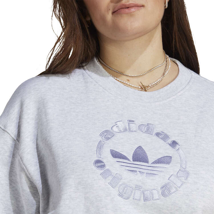 adidas Originals Womens Sweatshirt, Grey, rebel_hi-res