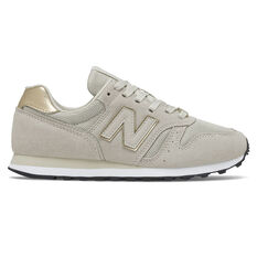New Balance 373 v2 Womens Casual Shoes White/Gold US 6, White/Gold, rebel_hi-res