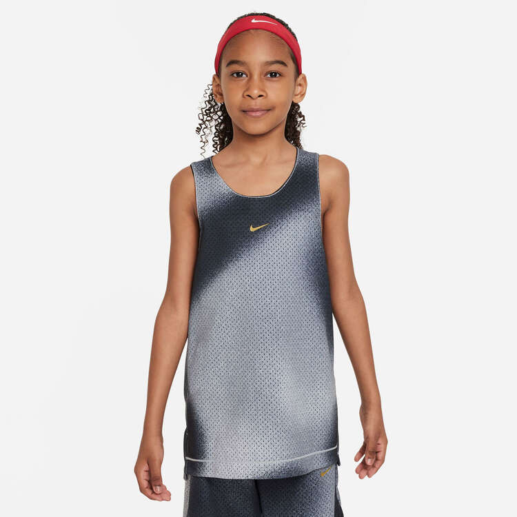 Nike Kids Culture of Basketball Reversible Jersey, Black, rebel_hi-res