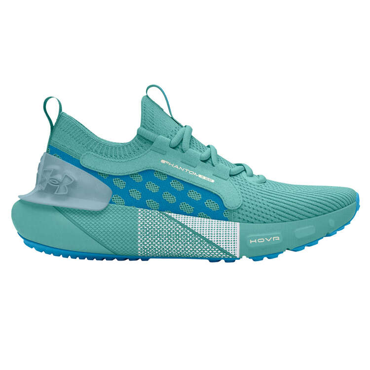 Under Armour HOVR Phantom 3 GS Kids Running Shoes Turquoise US 4, Turquoise, rebel_hi-res