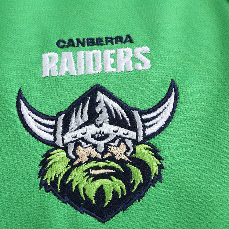 Canberra Raiders Mens 2023 Home Football Jersey Green 3XL, Green, rebel_hi-res