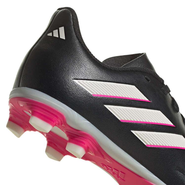 adidas Copa Pure .4 Kids Football Boots, Black/Silver, rebel_hi-res