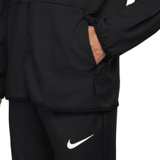 Nike Mens Dri-FIT Woven Training Jacket, Black, rebel_hi-res