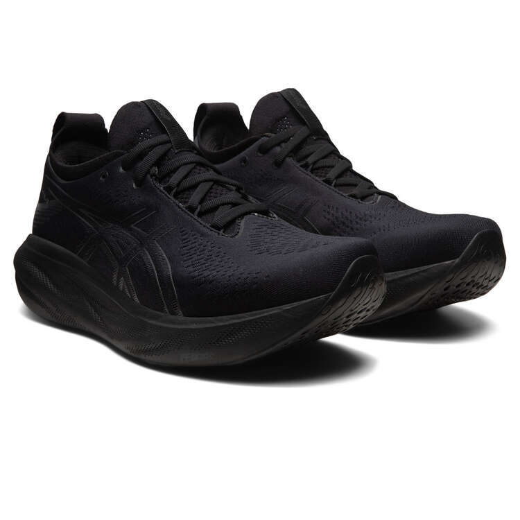 Asics GEL Nimbus 25 Mens Running Shoes Black US 8 | Rebel Sport