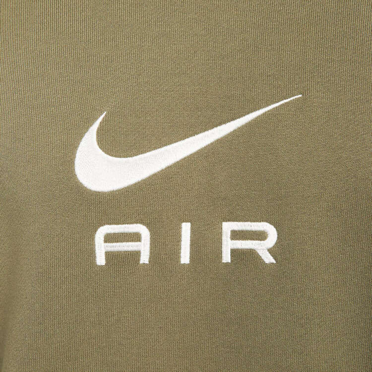 Nike Air Mens Sportswear French Terry Sweatshirt, Green, rebel_hi-res