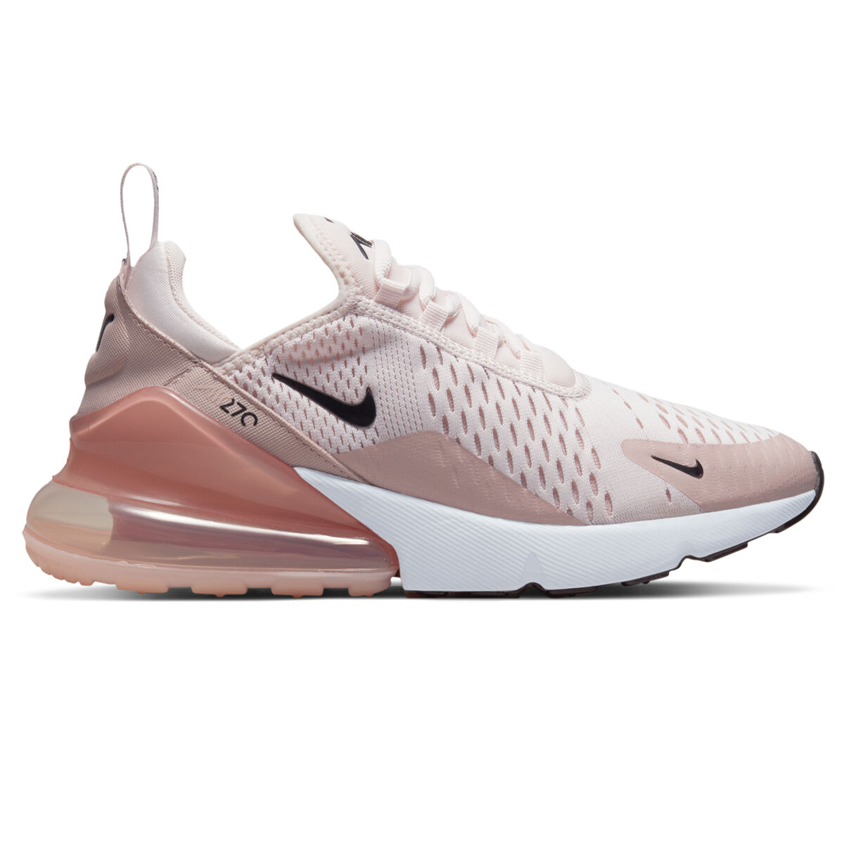 pink black and white nike air max 270