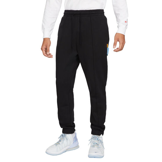 Nike Mens LeBron Fleece Pants, Black, rebel_hi-res