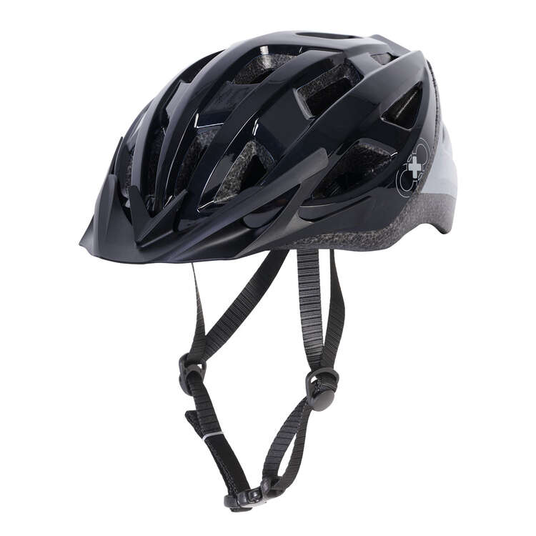 Goldcross Defender Bike Helmet Black M, Black, rebel_hi-res