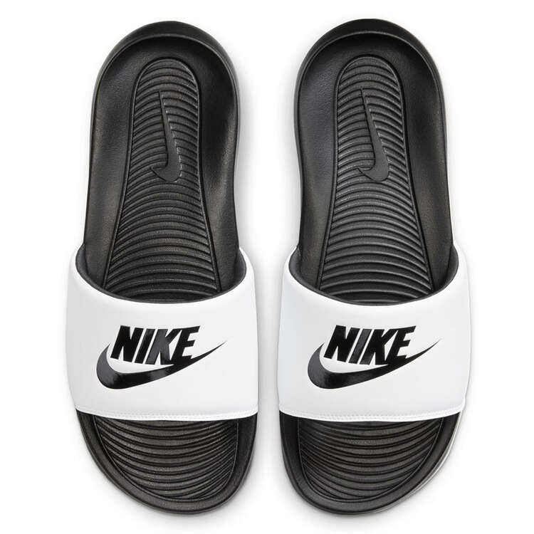 Nike Victori One Mens Slides, White/Black, rebel_hi-res