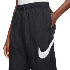 Nike Womens Sportswear Essential Mid-Rise Pants, Black, rebel_hi-res