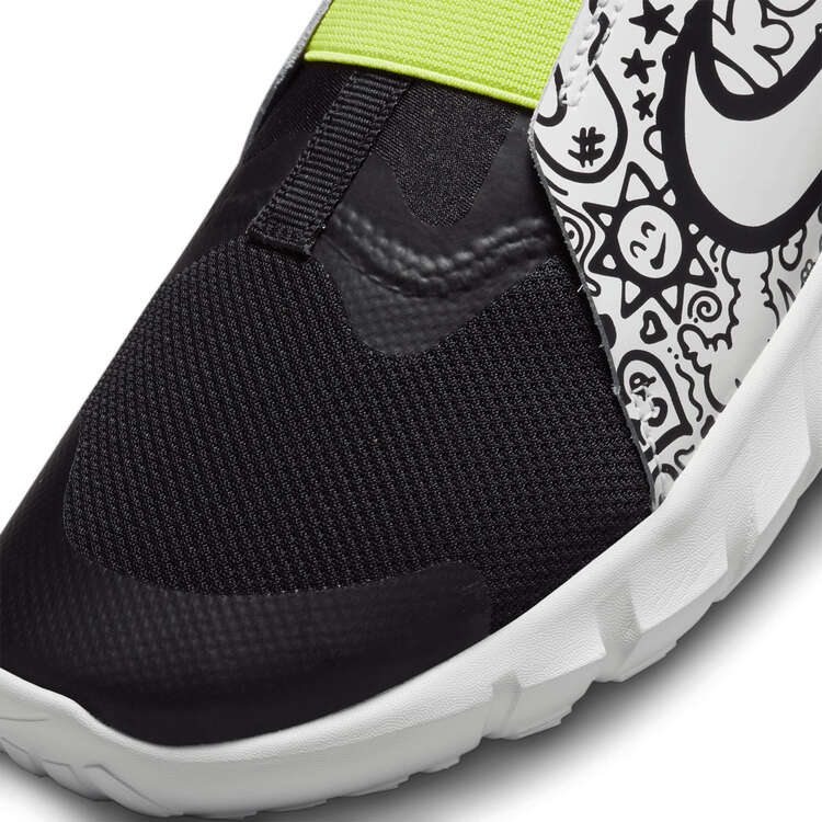 Nike Flex Runner 2 GS Kids Running Shoes Black/White US 7, Black/White, rebel_hi-res