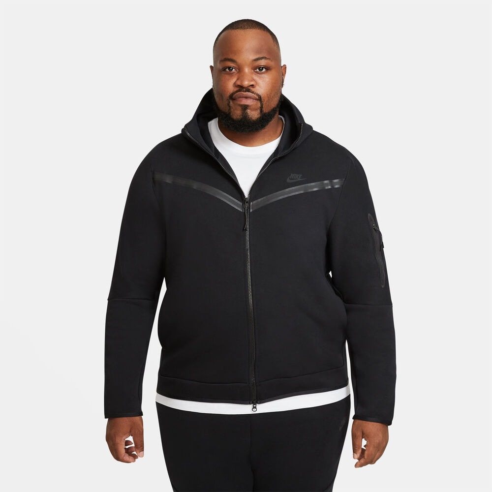 Nike Mens Sportswear Tech Fleece Hoodie Black Medium | Rebel Sport