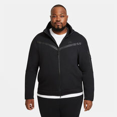 Nike Mens Sportswear Tech Fleece Full-Zip Hoodie Black XS, Black, rebel_hi-res