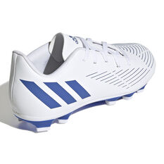 adidas Predator Edge .4 Kids Football Boots, White/Blue, rebel_hi-res