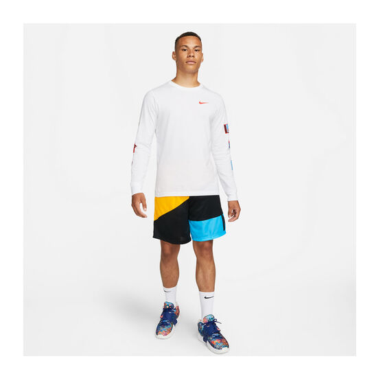 Nike Mens Dri-Fit Basketball Shorts, Gold, rebel_hi-res