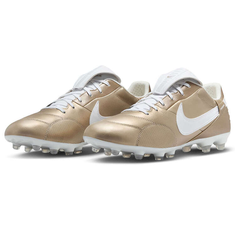 Nike Premier 3 Football Boots, Gold/White, rebel_hi-res