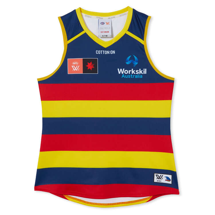 Adelaide Crows 2023 Womens Season 8 AFLW Home Guernsey Navy XS, Navy, rebel_hi-res