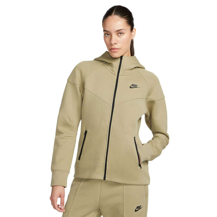 Nike Womens Sportswear Tech Fleece Windrunner, Olive, rebel_hi-res