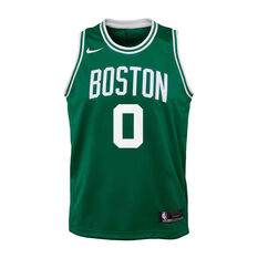 Nike Boston Celtics Jayson Tatum 2020/21 Kids Icon Swingman Jersey Green S, Green, rebel_hi-res