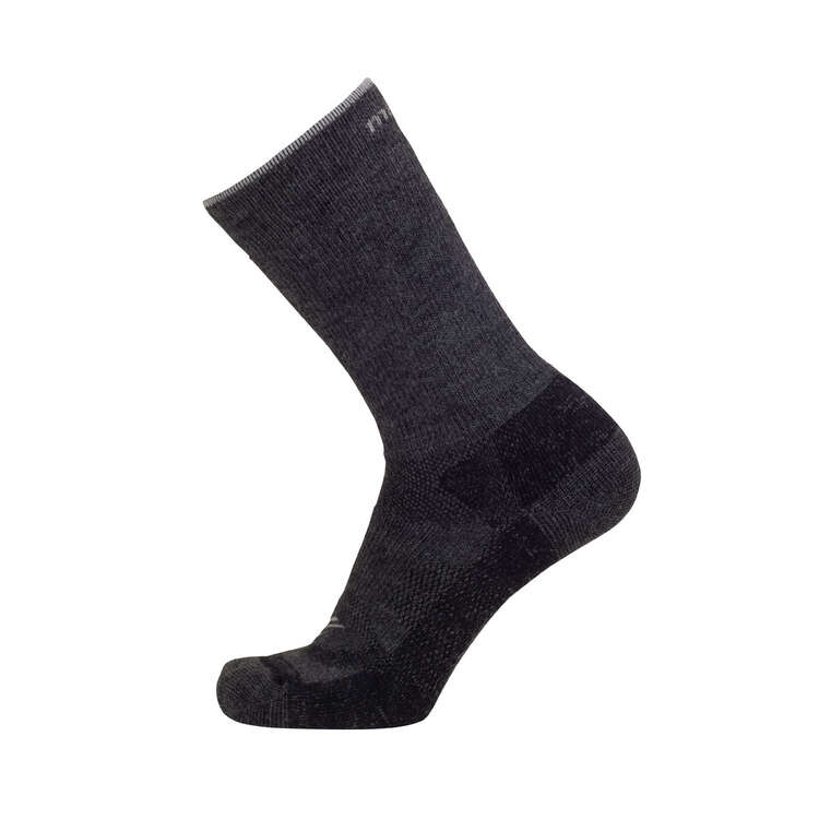 Macpac Unisex Merino Hiking Socks Forged Iron/Dark Grey S, , rebel_hi-res