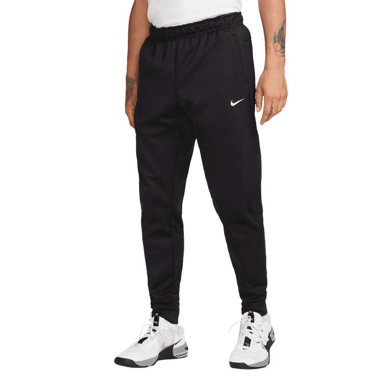 Nike Mens Therma-FIT Tapered Training Pants, Black, rebel_hi-res