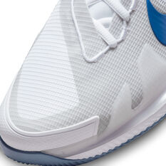 NikeCourt Air Zoom Vapor Pro Hardcourt Mens Tennis Shoes, White/Navy, rebel_hi-res