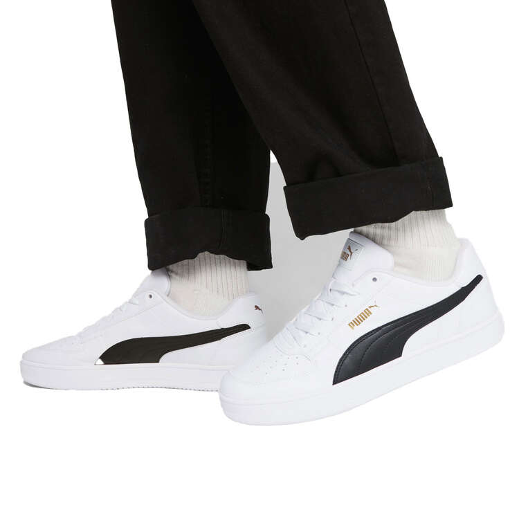 Puma Caven 2.0 Mens Casual Shoes, White/Black, rebel_hi-res