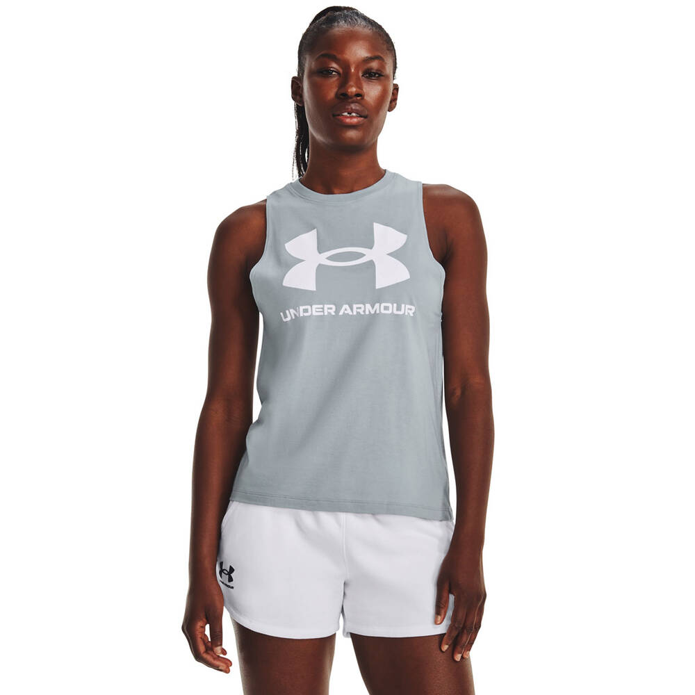 Under Armour Womens Sportstyle Graphic Muscle Tank | Rebel Sport
