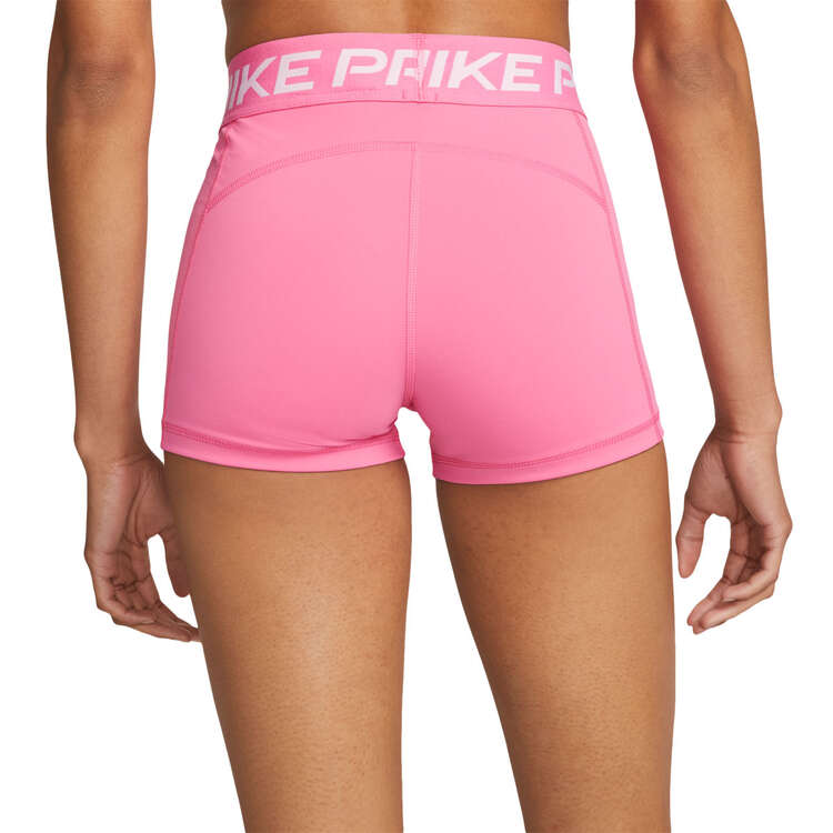 Nike Pro Womens 365 3 Inch Shorts Pink XL, Pink, rebel_hi-res