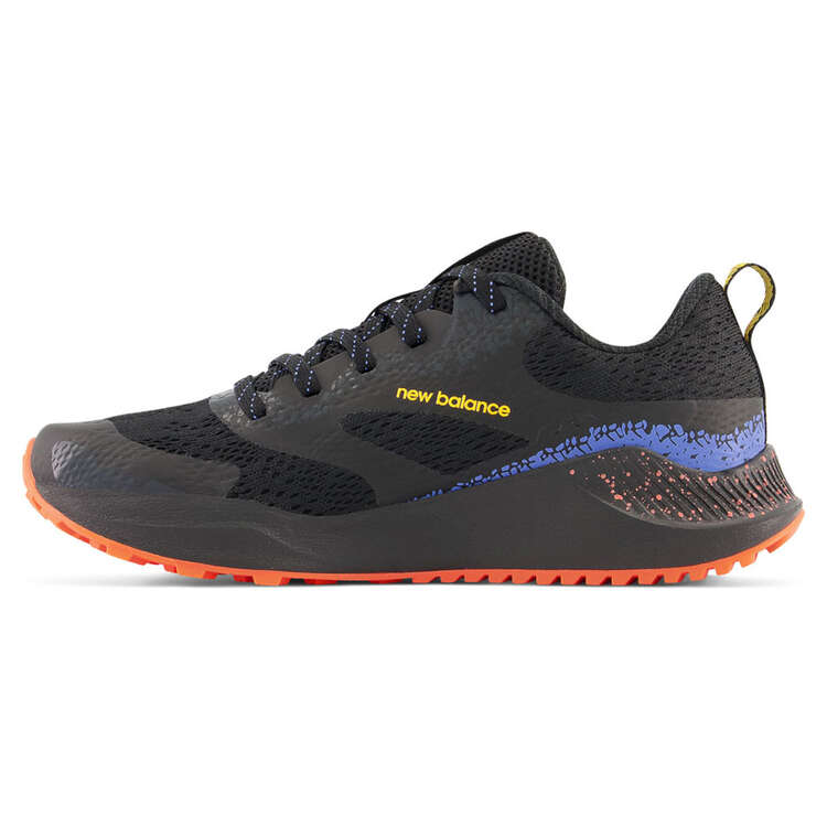 New Balance Nitrel v5 GS Kids Trail Running Shoes Black US 4, Black, rebel_hi-res