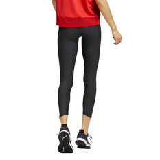 adidas Womens Yoga Primeblue 7/8 Tights Carbon XS, Carbon, rebel_hi-res