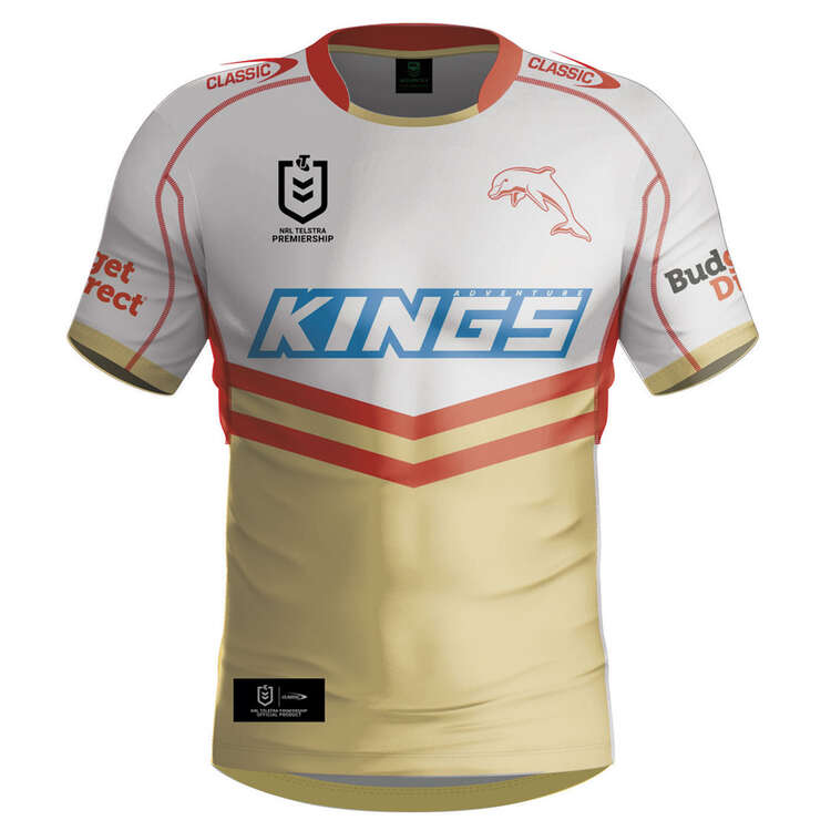 Dolphins 2024 Mens Away Jersey White S, White, rebel_hi-res