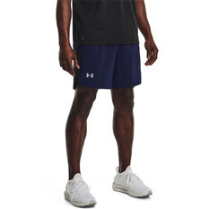 Under Armour Mens Launch 7inch Running Shorts Blue S, Blue, rebel_hi-res