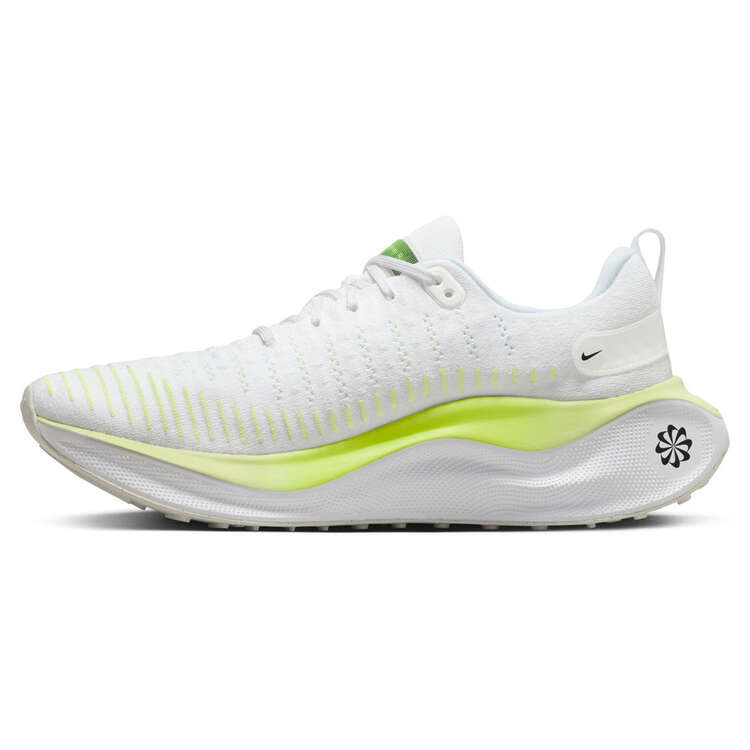 Nike InfinityRN 4 Mens Running Shoes White/Yellow US 7, White/Yellow, rebel_hi-res