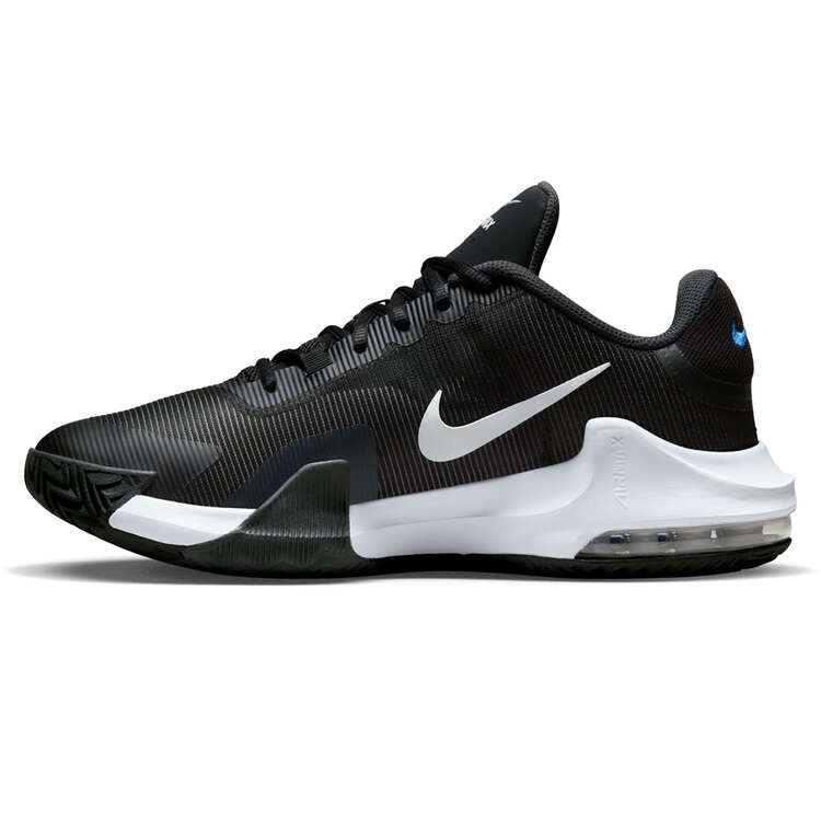 Nike Air Max Impact 4 Basketball Shoes Black/White US Mens 8 / Womens 9.5, Black/White, rebel_hi-res