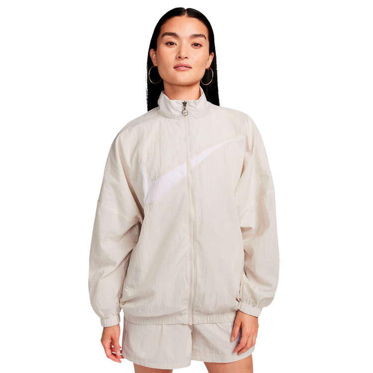 Nike Womens Sportswear Essential Windrunner Woven Jacket Beige XS, , rebel_hi-res