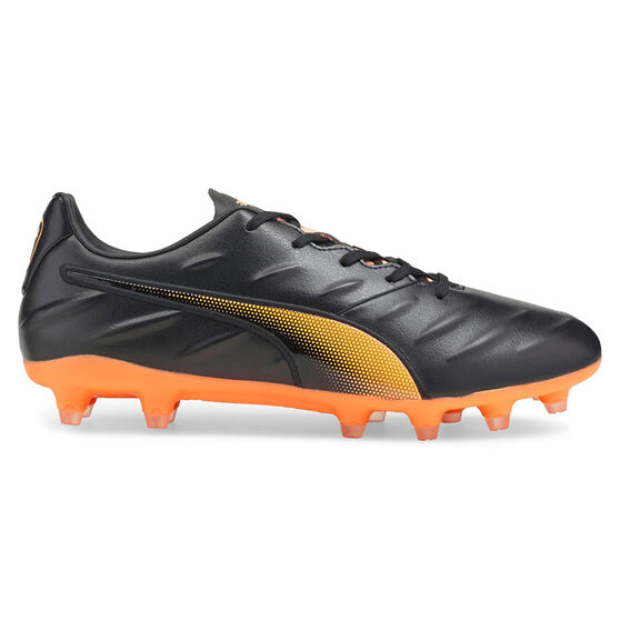 Puma King Pro 21 Football Boots, Black/Orange, rebel_hi-res