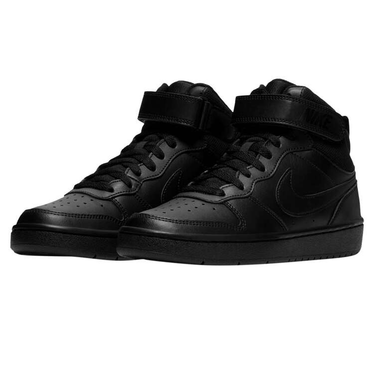 Nike Court Borough Mid 2 GS Kids Casual Shoes, Black, rebel_hi-res