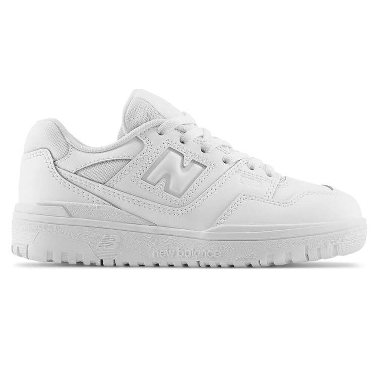New Balance BB550 GS Kids Casual Shoes, White, rebel_hi-res