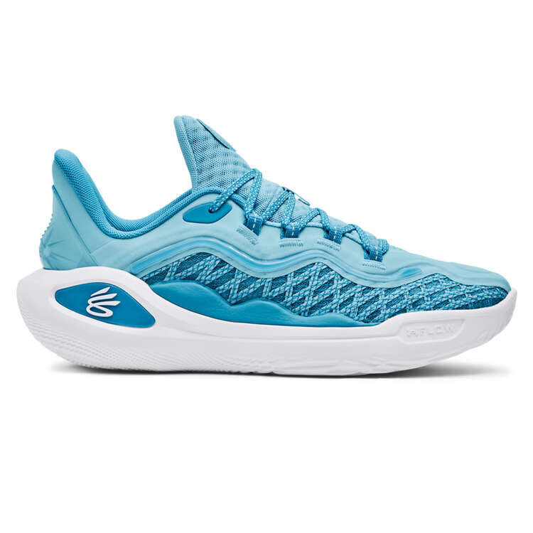 Under Armour Curry 11 Mouthguard Basketball Shoes Blue US Mens 7 / Womens 8.5, Blue, rebel_hi-res