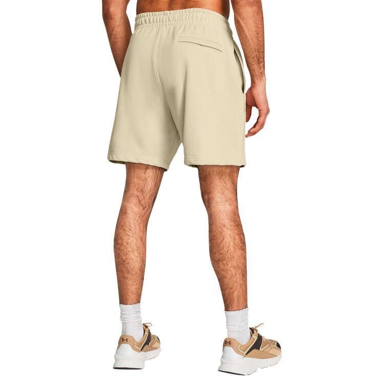 Under Armour Mens Heavyweight Terry Short White XS, White, rebel_hi-res