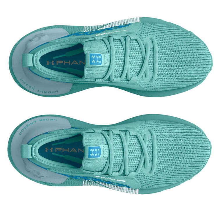 Under Armour HOVR Phantom 3 GS Kids Running Shoes, Turquoise, rebel_hi-res
